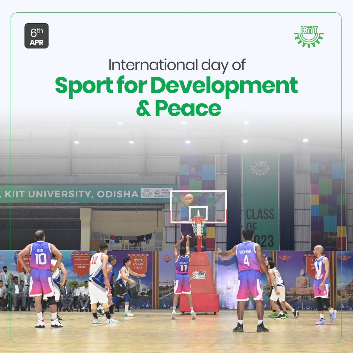 #KIIT celebrates the unifying influence of sports on the International Day of Sport for Development and Peace. We acknowledge sports as a catalyst for empowerment, unity, and peace. Let’s harness its potential to foster positive change in communities globally.