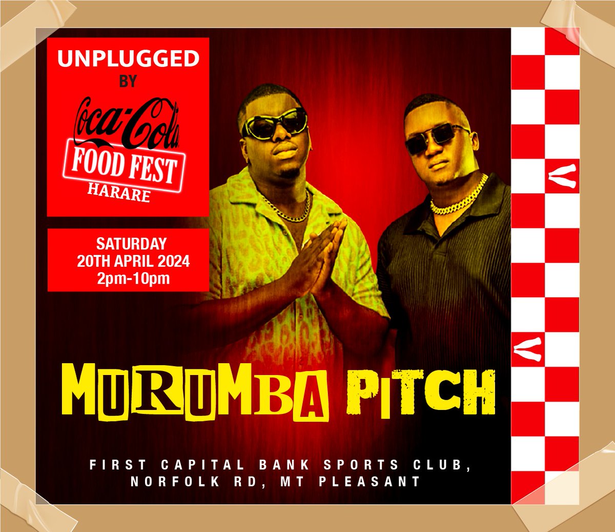 So... Are you ready to groove to Murumba Pitch from RSA? Oh, and you know what else? We get to celebrate our 10th anniversary rocking to their bops. Yeah, no cap, we're #10yearsIntheGame 😎 #unpluggedxcokefoodfest More details to follow...