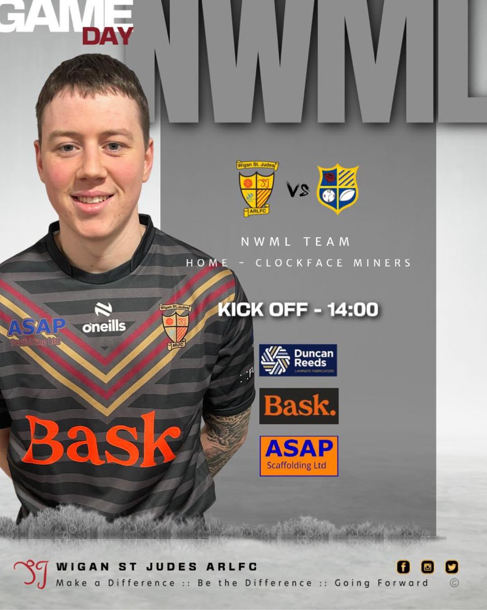 Wigan St Judes ARLFC (@stjudesofficial) on Twitter photo ๐จ ๐๐๐ ๐ ๐๐๐ฌ ๐จ
Get down to Judes today and watch both our open age teams in action ๐
๐๐๐ฅ๐ฆ๐ง ๐ง๐๐๐
๐ <a href="/BarrowIslandARL/">Barrow Island ARLFC</a>
๐ฃ 2:30 pm
๐๏ธ Parsons Meadow
๐ก๐ช๐ ๐ ๐ง๐๐๐
๐ <a href="/ClockFaceMiners/">ClockFaceMinersARLFC</a>
๐ฃ 2:00 pm
๐๏ธ Parsons Meadow ๐จ ๐๐๐ ๐ ๐๐๐ฌ ๐จ
Get down to Judes today and watch both our open age teams in action ๐
๐๐๐ฅ๐ฆ๐ง ๐ง๐๐๐
๐ <a href="/BarrowIslandARL/">Barrow Island ARLFC</a>
๐ฃ 2:30 pm
๐๏ธ Parsons Meadow
๐ก๐ช๐ ๐ ๐ง๐๐๐
๐ <a href="/ClockFaceMiners/">ClockFaceMinersARLFC</a>
๐ฃ 2:00 pm
๐๏ธ Parsons Meadow