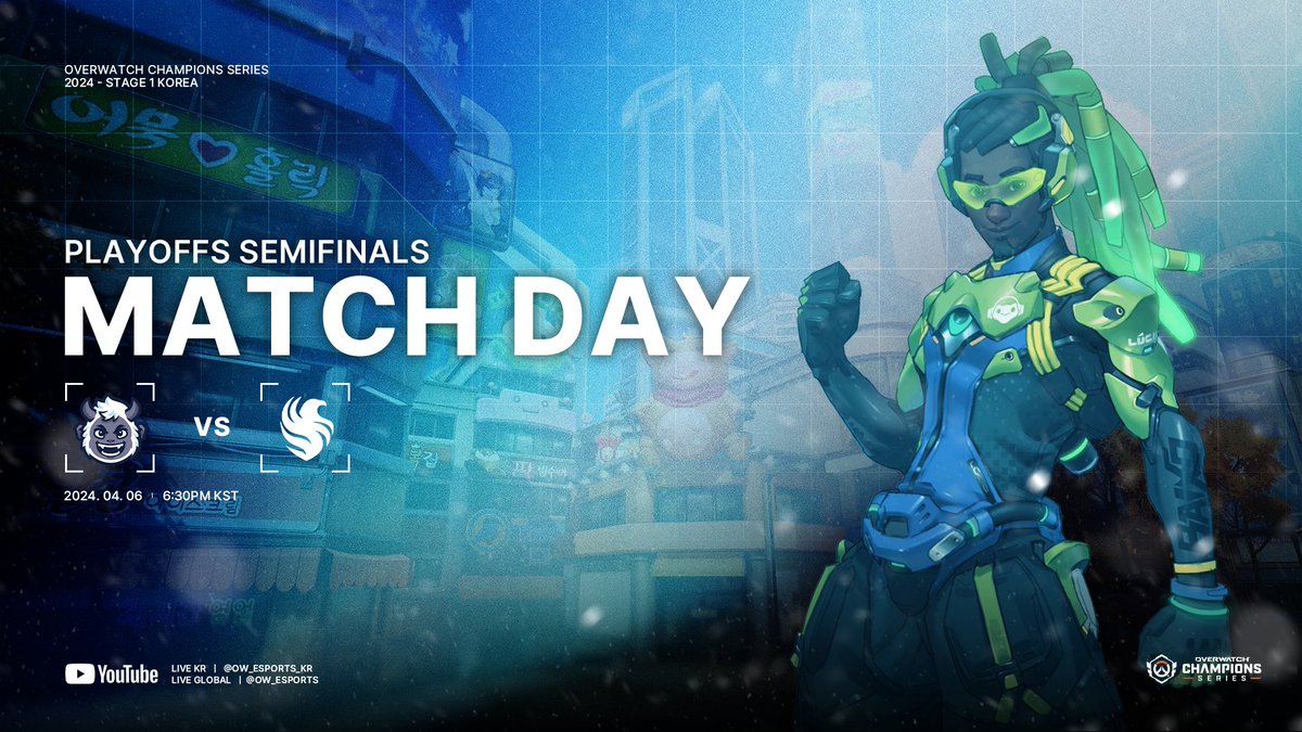 [ 𝟮𝟬𝟮𝟰 𝗢𝗪𝗖𝗦 - 𝗦𝘁𝗮𝗴𝗲 𝟭 𝗣𝗹𝗮𝘆𝗼𝗳𝗳𝘀 𝗦𝗲𝗺𝗶𝗳𝗶𝗻𝗮𝗹𝘀 𝘃𝘀 𝗙𝗮𝗹𝗰𝗼𝗻𝘀 ]

오늘 멋진 모습으로 꼭 결승전에 진출하겠습니다!
I will definitely advance to the finals with a great performance today!

⏰ 6:30 PM KST
📺 youtube.com/live/9OeAb53Ix…

#OWCS #YETIWIN