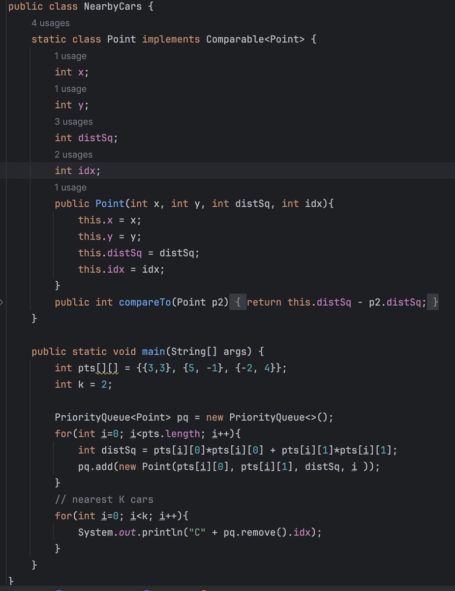 🚀 Day 87 of #100DaysOfDSAChallenge: Today, let's explore the concept of finding nearby cars using spatial data structures!

#hackbyte