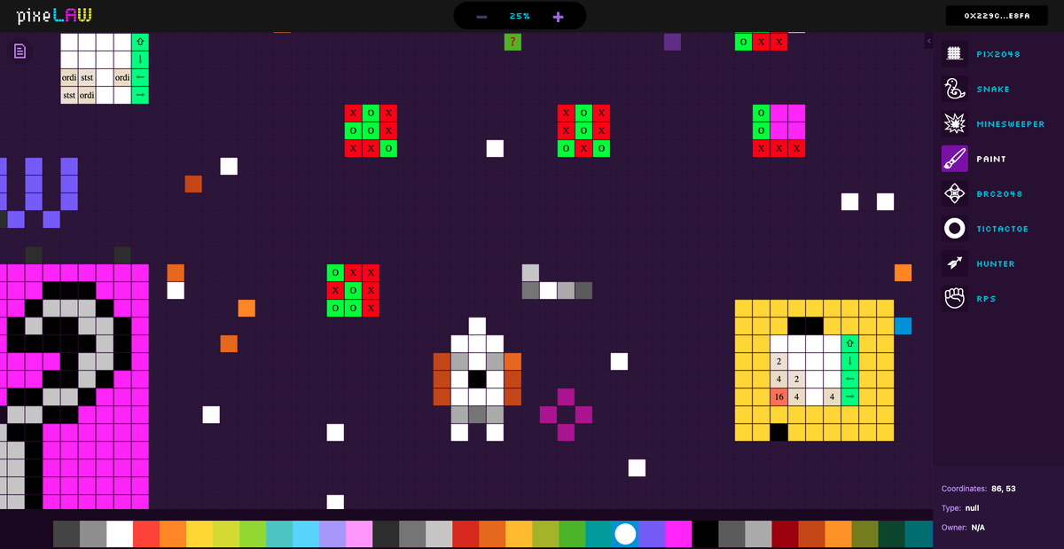 Metacat007's tweet photo. @0xPixeLAW  offers more than just a pixel canvas; it's a programming paradigm oriented towards #AW . 🌐 You'll have the opportunity to build a planet from atoms up. In other words, you are the creator. 👨‍🎨🌟

Pixel is not just a pixel; it's also a programmable unit. 💡✨ https://t.co/6mLy8svawT