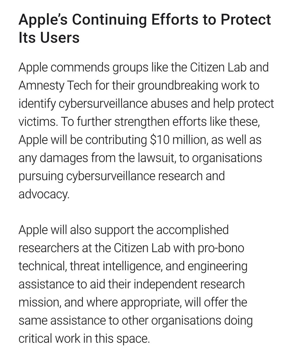 @amnesty @accessnow And do cybersecurity journalists ever wonder why #Citizenlab is now far more lenient with Big Techs' abuses and refuses to reveal its funding sources? @skirchy @omerbenj @ronenbergman @flornrnd @criticalvas @Nataliekitro @Bing_Chris @JeffElder @knash99 @briankrebs @unix_root 964/