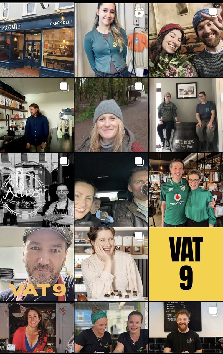 If asked to compile a list of the best small independent cafes, coffee shops, bakeries & restaurants -most of these would be there👇🏻Inspiring people operating with sustainability & community at their core💚Everything Ireland should aspire to protect. They need government support!