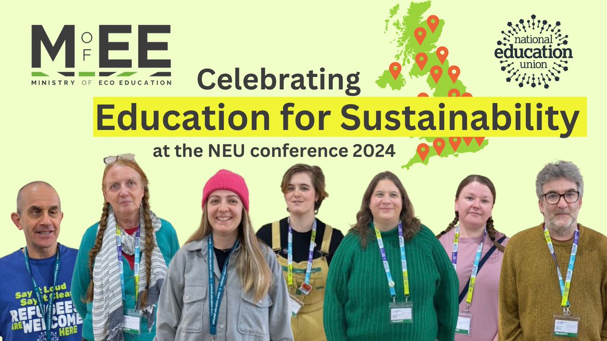 We celebrated education for sustainability at the national education union conference #neu2024 @NEUnion Sharing the advice and experience of teachers from across the country Here's the full video 🎥 youtu.be/_DuLVJKDcjo #educationforsustainability #climateineducation