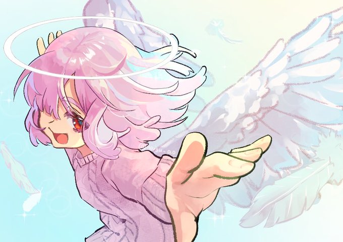 「angel wings feathers」 illustration images(Latest)