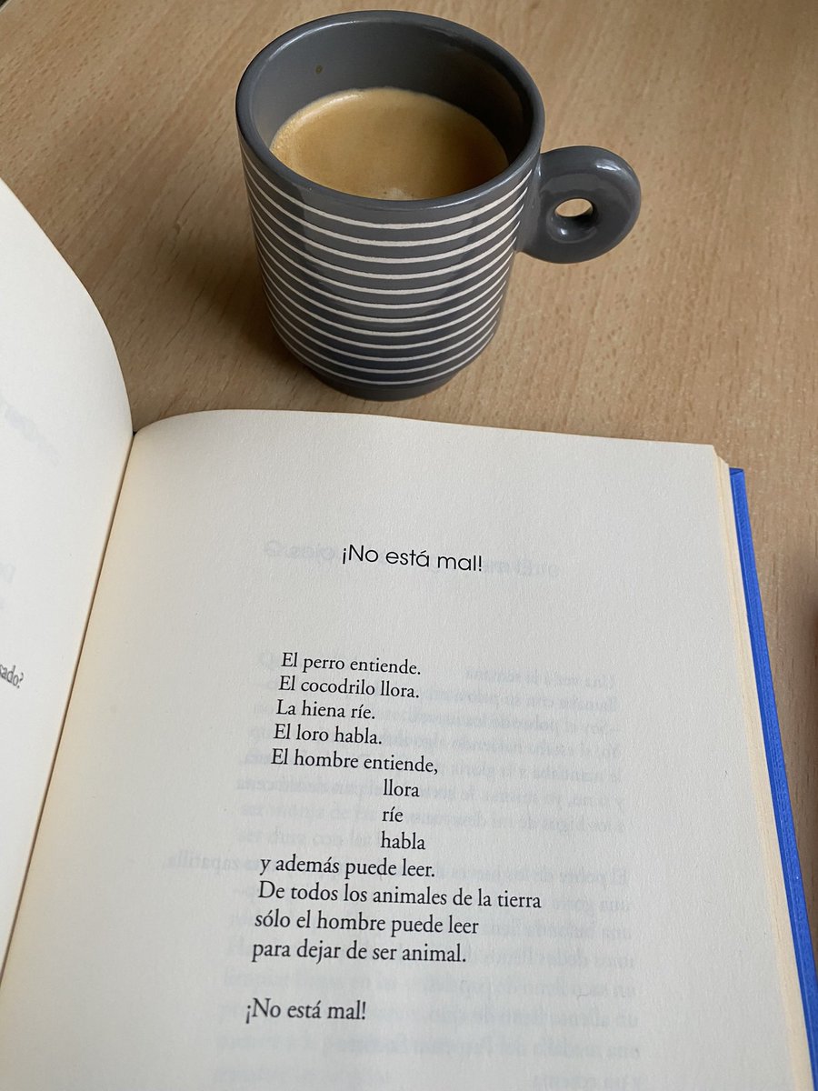 Un café y un poema al despertar. Hoy: ¡No está tan mal, Gloria Fuertes . #UnCaféYUnPoema #Poesía #LaCuevaDeLosLocos