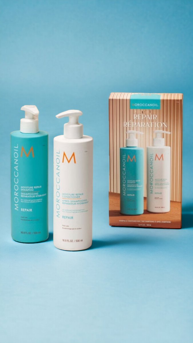 Moroccanoil Moisture Repair Shampoo and Conditioner Duo 2 x 500ml (Worth £75.40)

👉esavvy.io/eaidv2/6610f79…👈
#FYP #fypageシ #products #conditioner #shopping