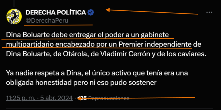 👉.@DerechaPeru ESO NO VA PASAR, olvídense de la telenovela. Butters tendrá q esperar al 2026 para q postule su partido muerto del APRA. CAVIARES q lo conserven en formol al 'maric@ Sagasti'. HAY varias reformas q están en camino Y se necesita tiempo para aprobarlas. ENTENDIERON?