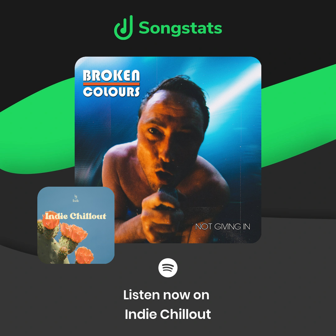 @brokencolourstg Aww yeah!! Did you know that 'Not Giving In' was added to 'Indie Chillout' with over 21.1K Followers on Spotify!