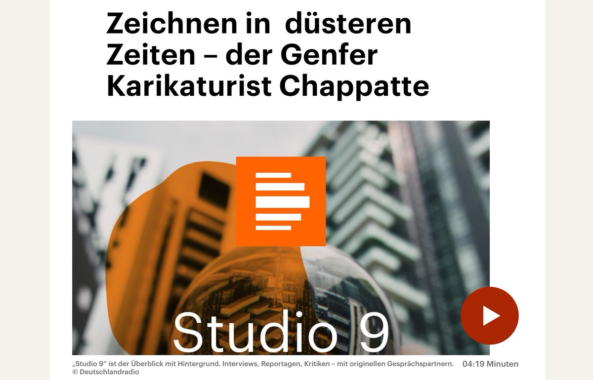 German public radio paid us a visit and saw the stand-up show [AUDIO] 👉 deutschlandfunkkultur.de/zeichnen-in-du…
