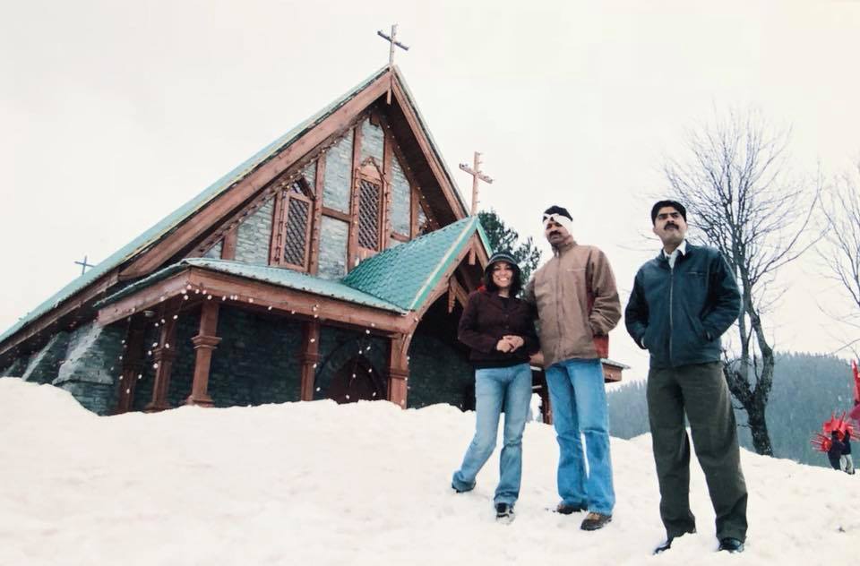 19 years ago reminds FB! Such fond memories of this first trip to Kashmir to cover the Srinagar-Muzzafarabad bus service launch for Channel7 (Later IBN7) & also the first terror strike (at Tourist Reception Centre) that I reported on.Trip to Gulmarg later. @sanjeevpaliwal