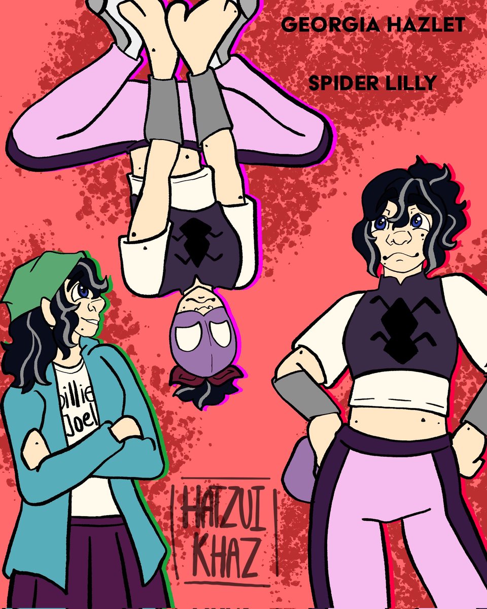 HatzuiKhaz's tweet image. // NOT CANON 

Spider Georgia &amp;lt;3
@nicholenarrates #sisv #Sisvsfanart