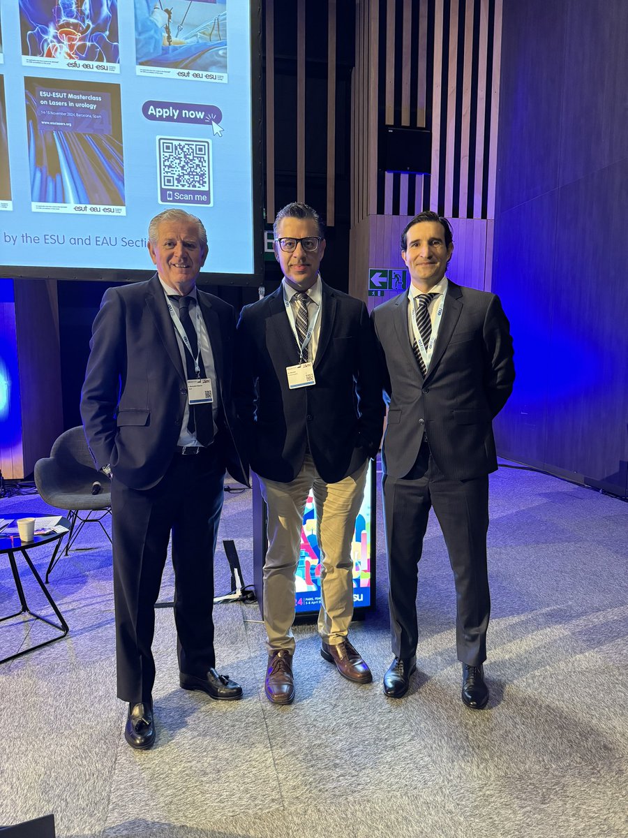 Begining #EAU24Congress European Association of Urology meeting in Paris, with the #ESU Course on Male #prosthetic Urology, speaking about #penile #prosthesis. Great course, sharing experiences and learning from my collegues: @Dr_Andrology @imoncada