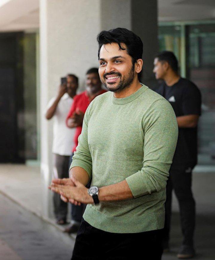 The Super-cool handsome actor @Karthi_Offl gets embellished with splendid charisma and enchanting smile in these latest clicks. #Karthi @johnsoncinepro