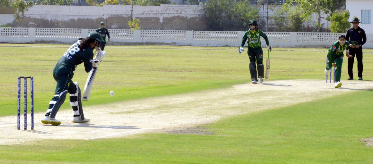 📸 Scenario-based practice match for the Pakistan women's team as they prepare for the #PAKWvWIW series 🏏

#BackOurGirls