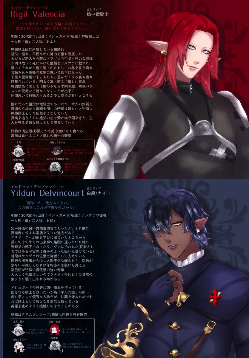 yonaga_XIV's tweet photo. 〜自キャラ紹介〜 https://t.co/HbCJ8sQO7F
