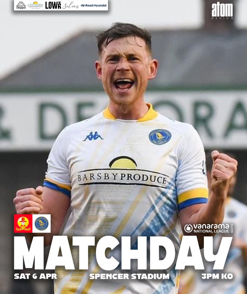 MATCHDAY! Game on! 🆚 @BanburyUnitedFC 🏟️ Spencer Stadium, Banbury 🏆 @TheVanaramaNL North ⏱️ 3pm KO ✅ Pitch inspection passed #UpTheLynn 💙💛