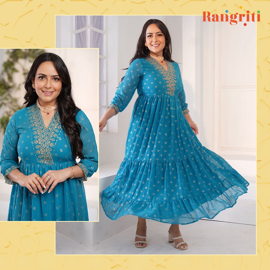 Why just feel like a queen when you can look like one too? This festive season, look every bit regal by visiting your nearest Rangriti store or on rangriti.com. #Rangriti #MereRangHiMeriReeti #NewCollection #Fashion #Festiveseason #FeelingFestive #FestiveMood