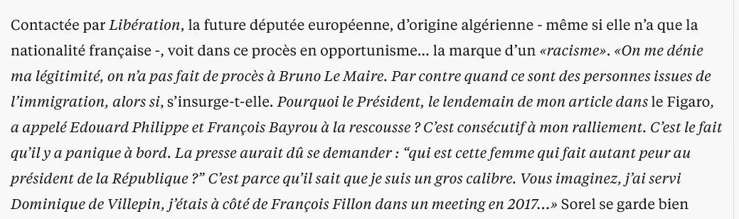 RNconfidentiel's tweet photo. Les meilleurs passages de ce papier : https://t.co/MpizDsxJ2n

@MalikaSorel victime de racisme systémique
@MalikaSorel se prend pour le Messie
@MalikaSorel fait paniquer l'Elysée
@MalikaSorel qui aurait voté la reconnaissance des crimes du 17/10/61 contrairement au @groupeRN_off https://t.co/LVRlORpcPW