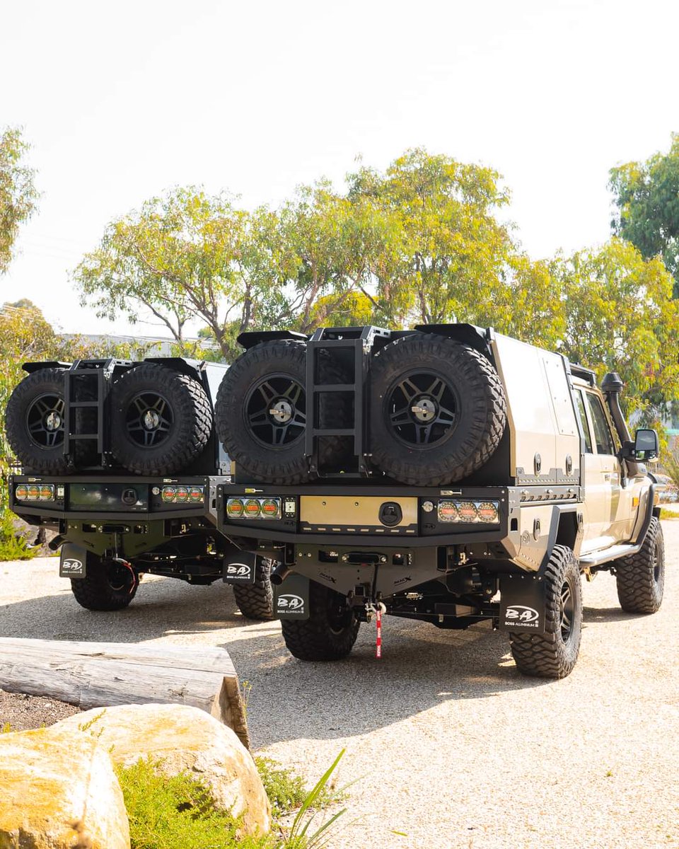 JaMtoka's tweet photo. - Pick your weapon: Sandy Taupe or Midnight Blue
- Enquire about your Boss Build now: 📩 sales@bossaluminium.com.au

#BossAluminium #BossBuilt #AdventureReady https://t.co/ykCbIkLayU