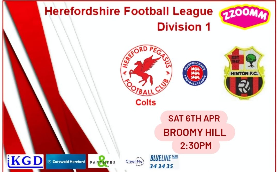 FIXTURE 》The Colts face Hinton at Broomy Hill 🔴⚪️