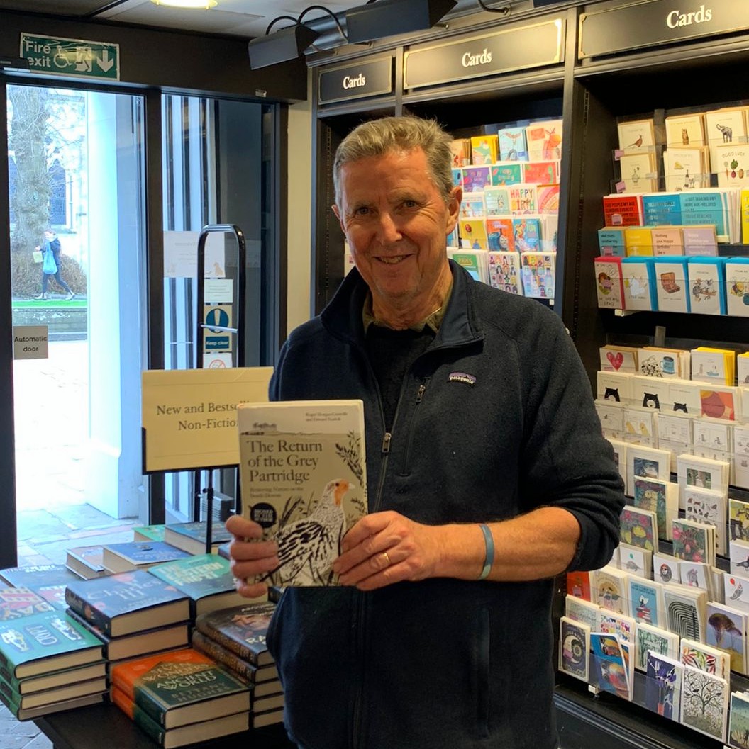 It was an absolute pleasure to meet author Roger Morgan-Grenville yesterday, who has kindly signed our stock of 'The Return of the Grey Partridge'. Thanks so much for visiting us! #waterstones #thereturnofthegreypartridge #rogermorgangrenville