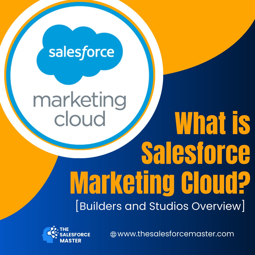 What is Salesforce Marketing Cloud? [Builders and Studios Overview]

#thesalesforcemaster #Salesforce #salesforcemarketingcloud #DataCloud #MarketingCloud #salesforcecloud #SalesforceMarketer #salesforcedeveloper #SalesforceDevelopment #salesforcepartner #salesforceadmin