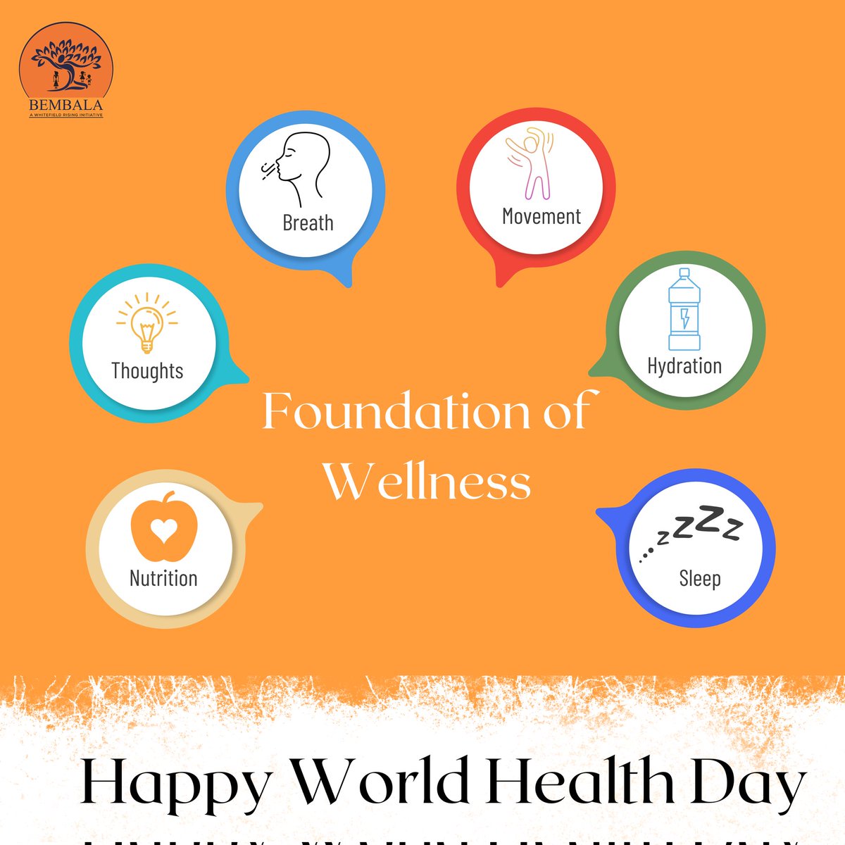 On World Health Day, let's celebrate the gift of good mental and physical health and remember to take care of ourselves and each other. Wishing you a vibrant and healthy life ahead! #BembalaFoundation #Support #SafeSpace #supportforwomen #WomenEmpowerment #ngoinbangalore