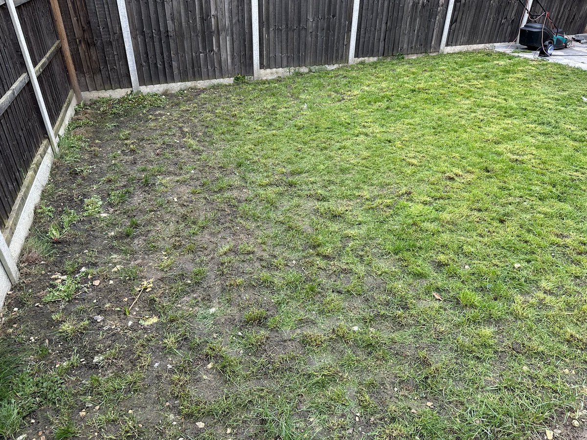This is what the garden of my £410,000 @orbitgroup home looks like after a fresh mow. If you‘re thinking of buying, dont!! #newbuildhouse #newbuild #garden