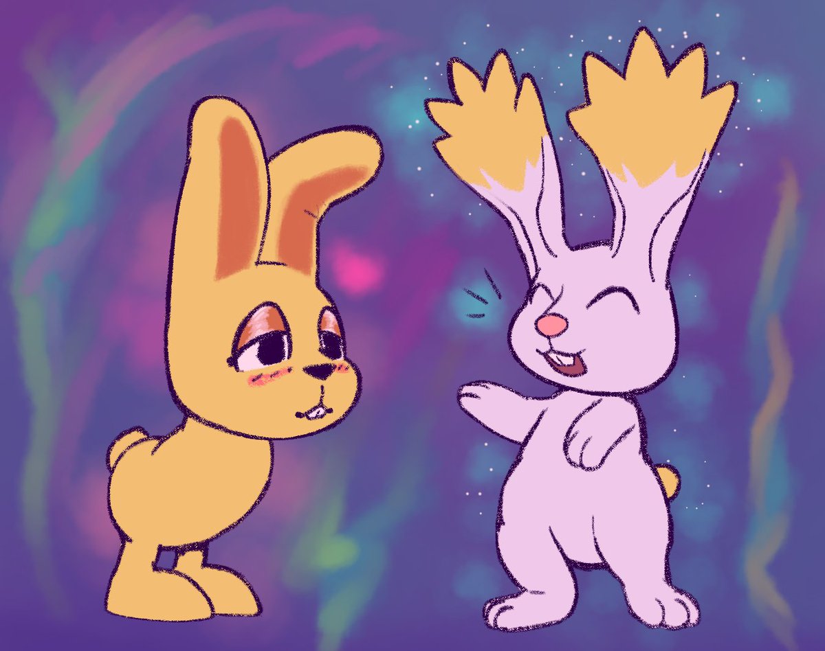 i think mips and the star bunny from mario galaxy would be friends