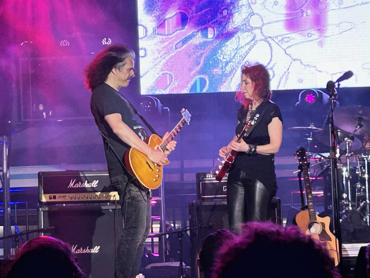 Some cool shots(thanks Frank!)of @AlexSkolnick & I trading 8 bars each in Train Man on Jane Getter Premonition's album ON on @Madfishmusic from the last show on the pool stage @cruisetotheedge New album Division World out now @CherryRedGroup Buy/stream janegetter.komi.io