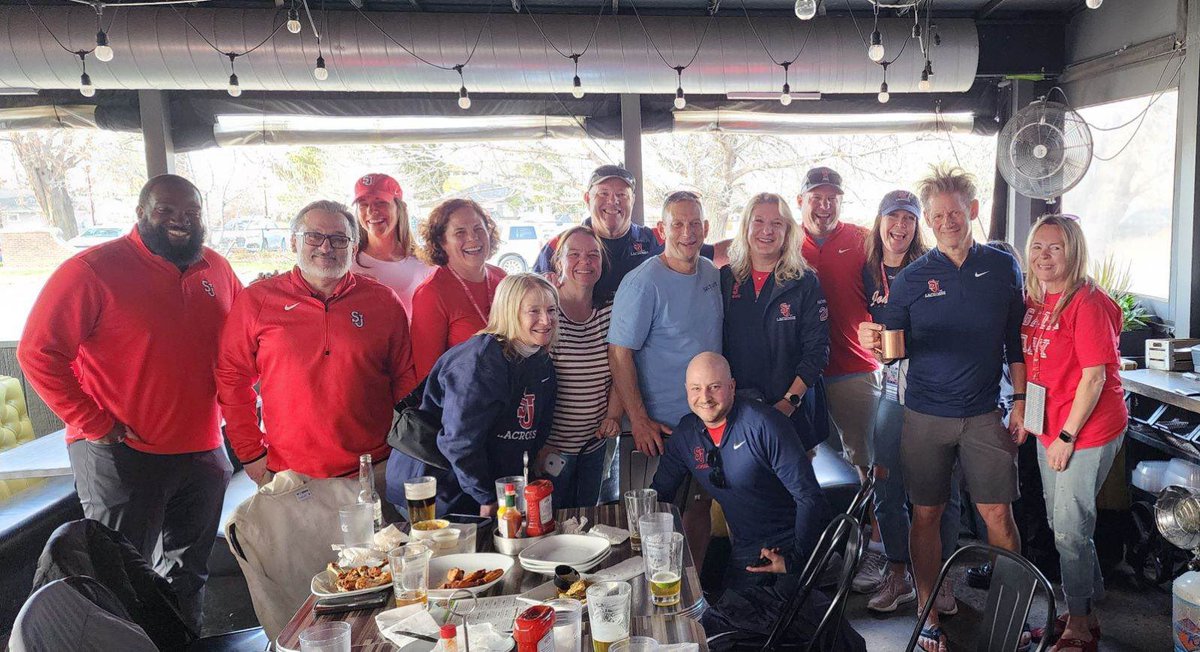 Thank you to our #stjohnsfam members who traveled to Denver to watch @StJohnsLax battle the No. 8 team in the country. @Justweetin12 building something special in Queens. #stjohnstough