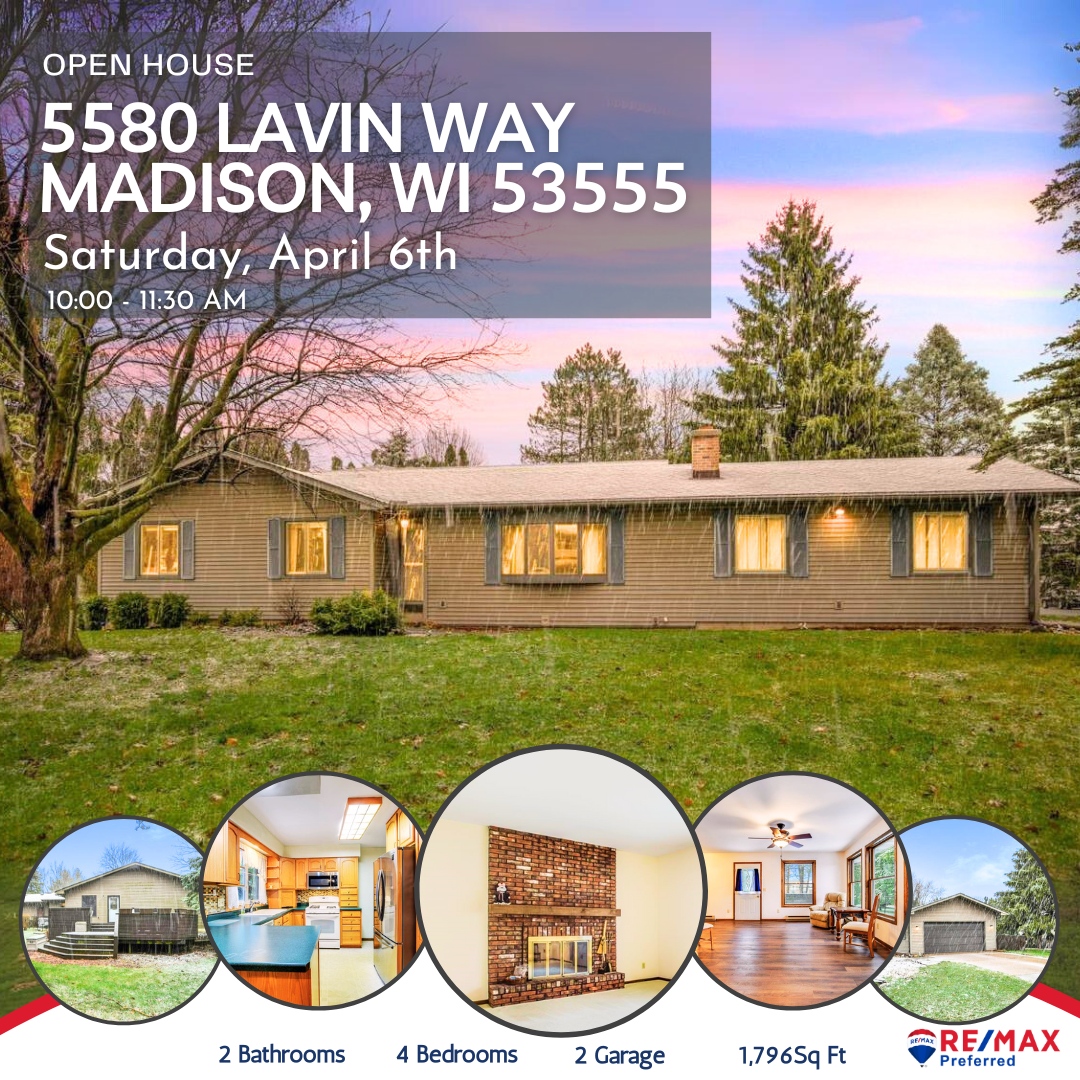 🏠 Don't miss out on this charming ranch-style home nestled in the sought-after Waunakee School District! 🌳🏫 Come see the open house this morning and experience the peacefulness of this neighborhood. #waunakeeschooldistrict #openhouse #dreamhome 🏡 #WiscHomes #SWIHomes #REMA...