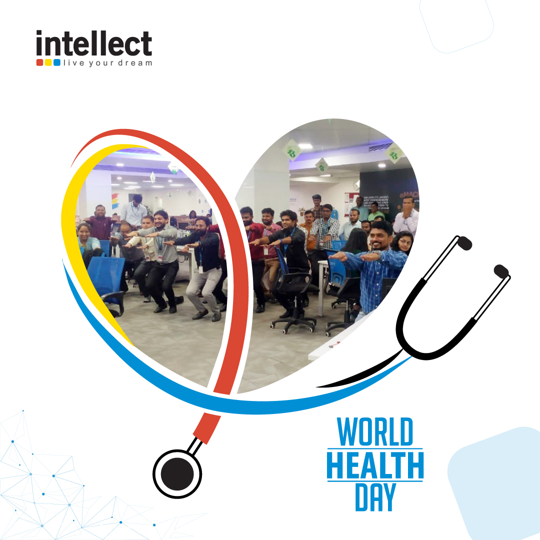 On World Health Day, we at #Intellect celebrate the #health and well-being of our employees accompanied by our commitment to #sustainability. Being deeply rooted in technology and #socialresponsibility, we recognise the importance of holistic health and its impact on our planet.