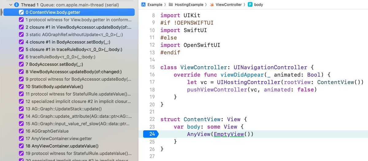 KyleSwifter's tweet image. OpenSwiftUI 0.1.0 is here.
github.com/OpenSwiftUIPro…
Give the example project a try to understand what is happening under the hood of SwiftUI.