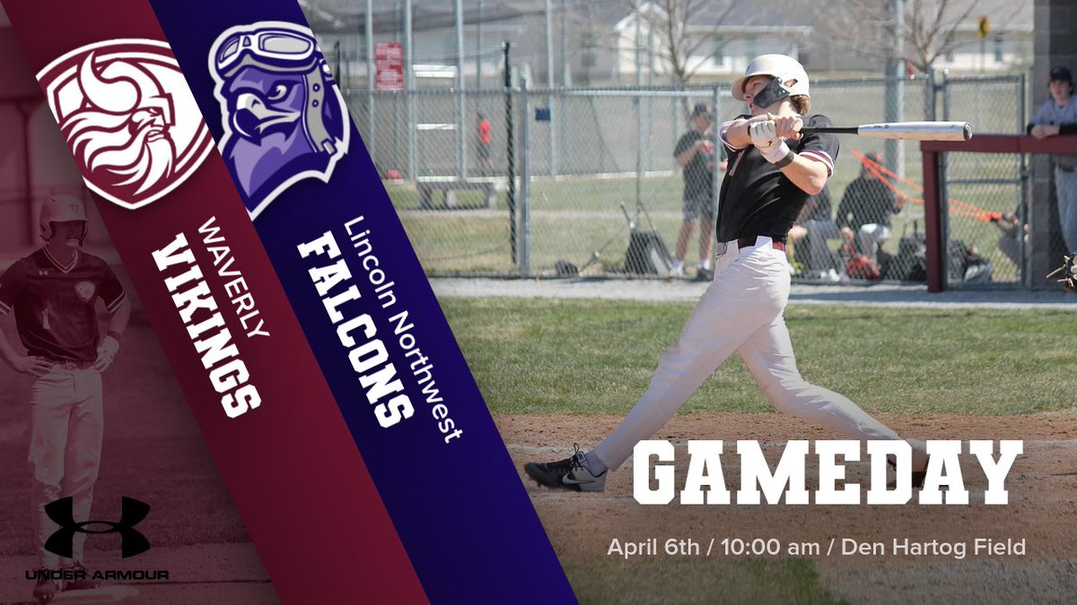 ⚾️ Gameday ⚾️ 🚍Vikings on the road again as they travel to beautiful Den Hartog to battle the Falcons 🆚 @LNWBaseball ⏰Varsity- 10 am, JV- 12:30 📍Den Hartog Field 📱web.gc.com/teams/sTiZrU9l…… #VikeLife #SWNP #WE>ME