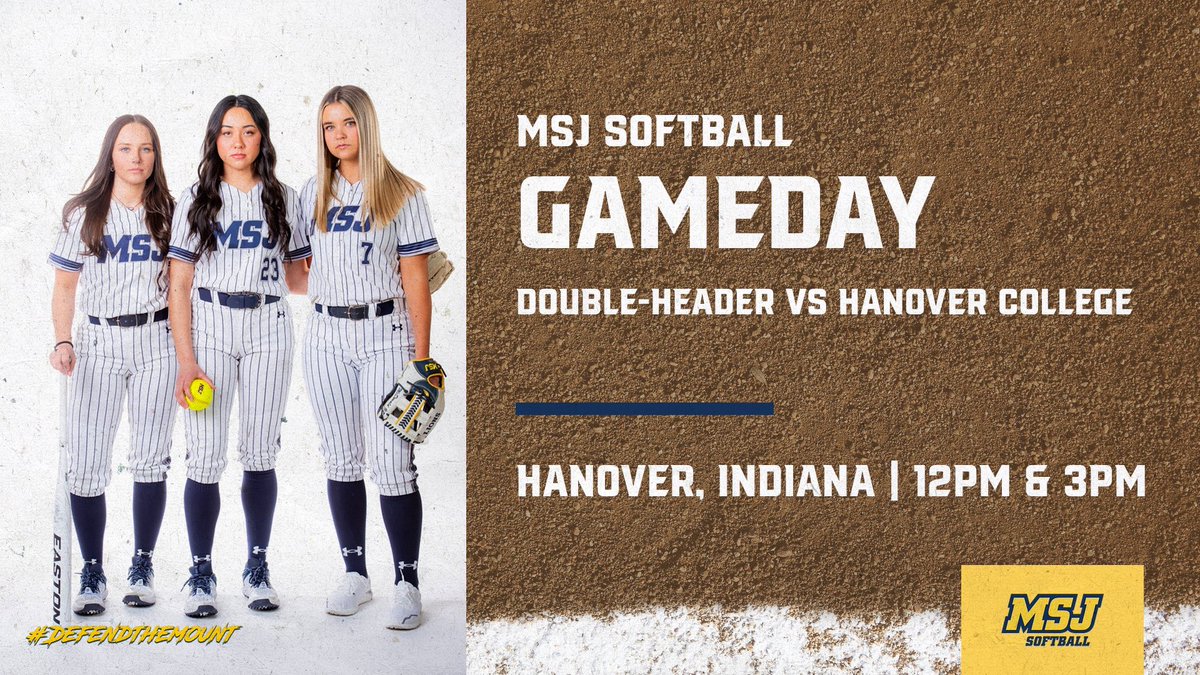 🚨GAMEDAY🚨 Your Lions are traveling to Hanover College for a doubleheader! We are ready to win the day! #ALLIN #DEFENDtheMOUNT