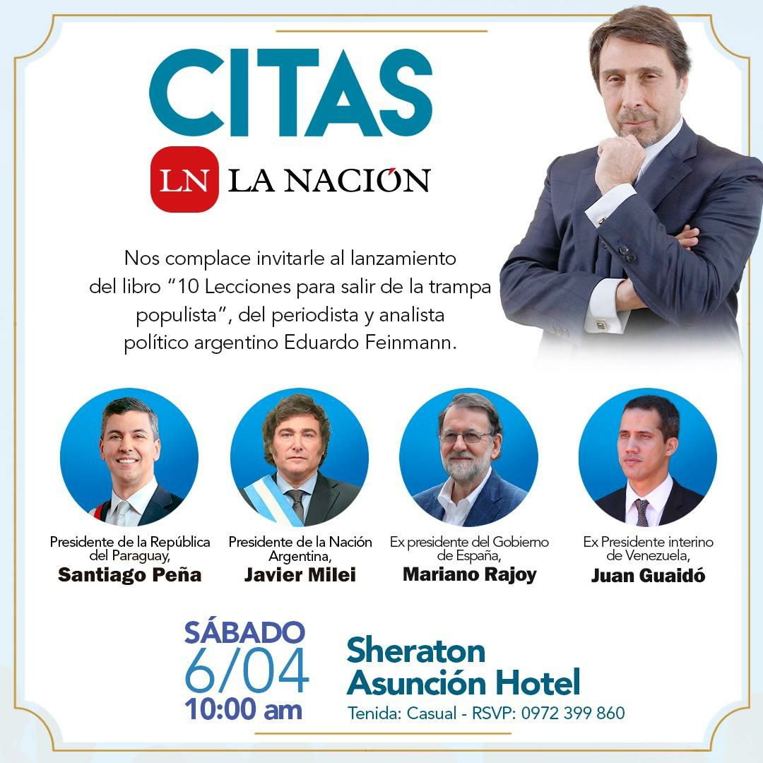 ¿Cuándo publicarán 10 lecciones para salir de la trampa machista? #AllMalePanel #SinMujeresNoHayDemocracia  <a href="/LANACION/">LA NACION</a> <a href="/JMilei/">Javier Milei</a> <a href="/marianorajoy/">Mariano Rajoy Brey</a> <a href="/jguaido/">Juan Guaidó</a> <a href="/SantiPenap/">Santiago Peña</a>