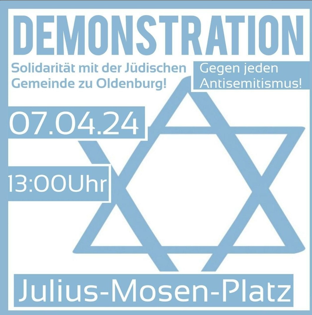 Demo #GegenjedenAntisemitismus

Wegen Brandanschlag auf Synagoge. 

Beteiligung wer kann, wäre schön. Retweet auch.