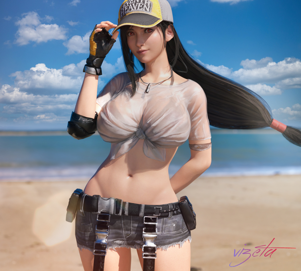FF Tifa Lockhart lifeguard(FF7 Ever Crisis)
