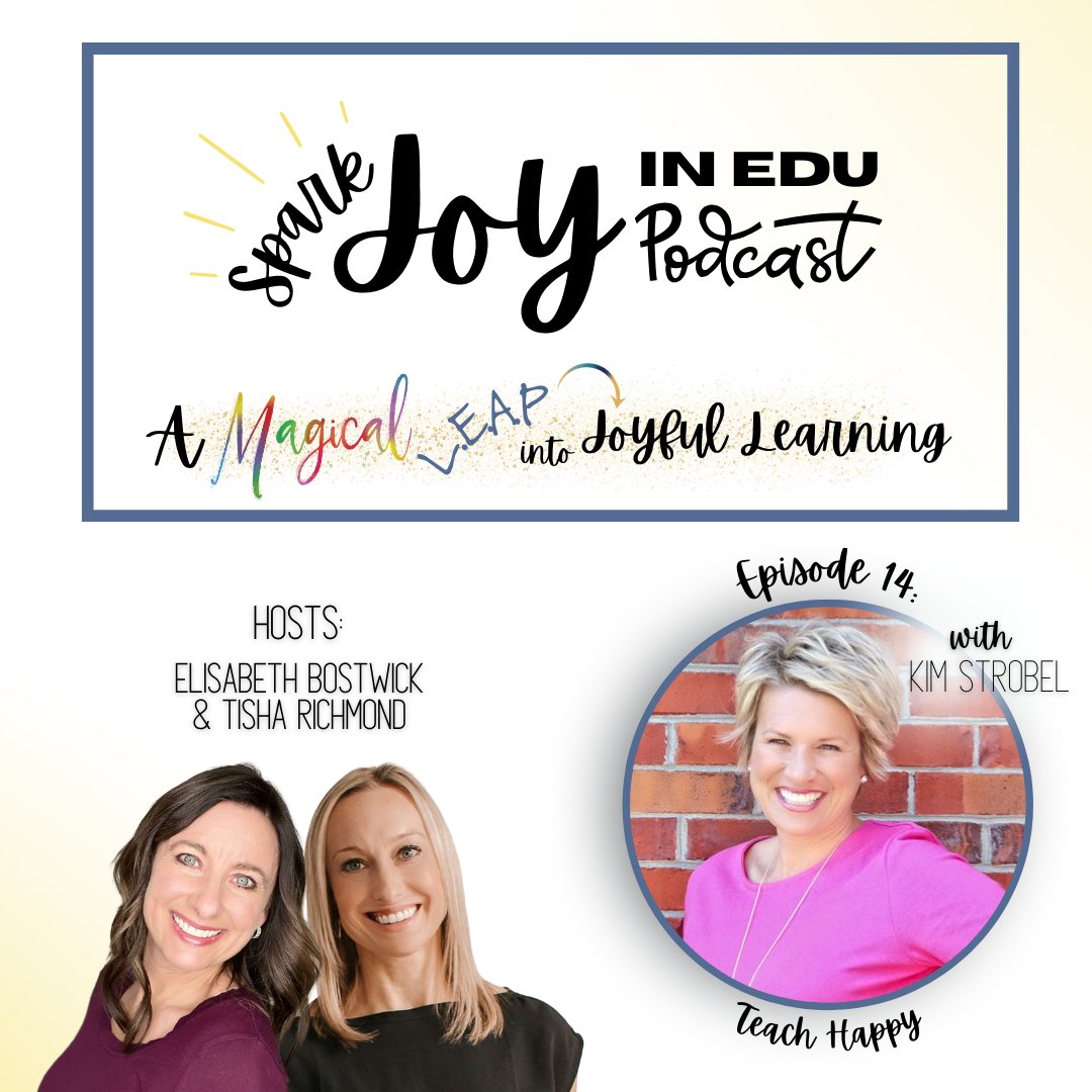 💫Tune in to episode 14 of #SparkJoyinEDU with, special guest @happystrobel! Kim shares powerful insights on how to reach and capture more happiness in your work and life journey. You will be so inspired by all she has to share! 🎧Listen here: buzzsprout.com/2137127/148359… 🎉Her…