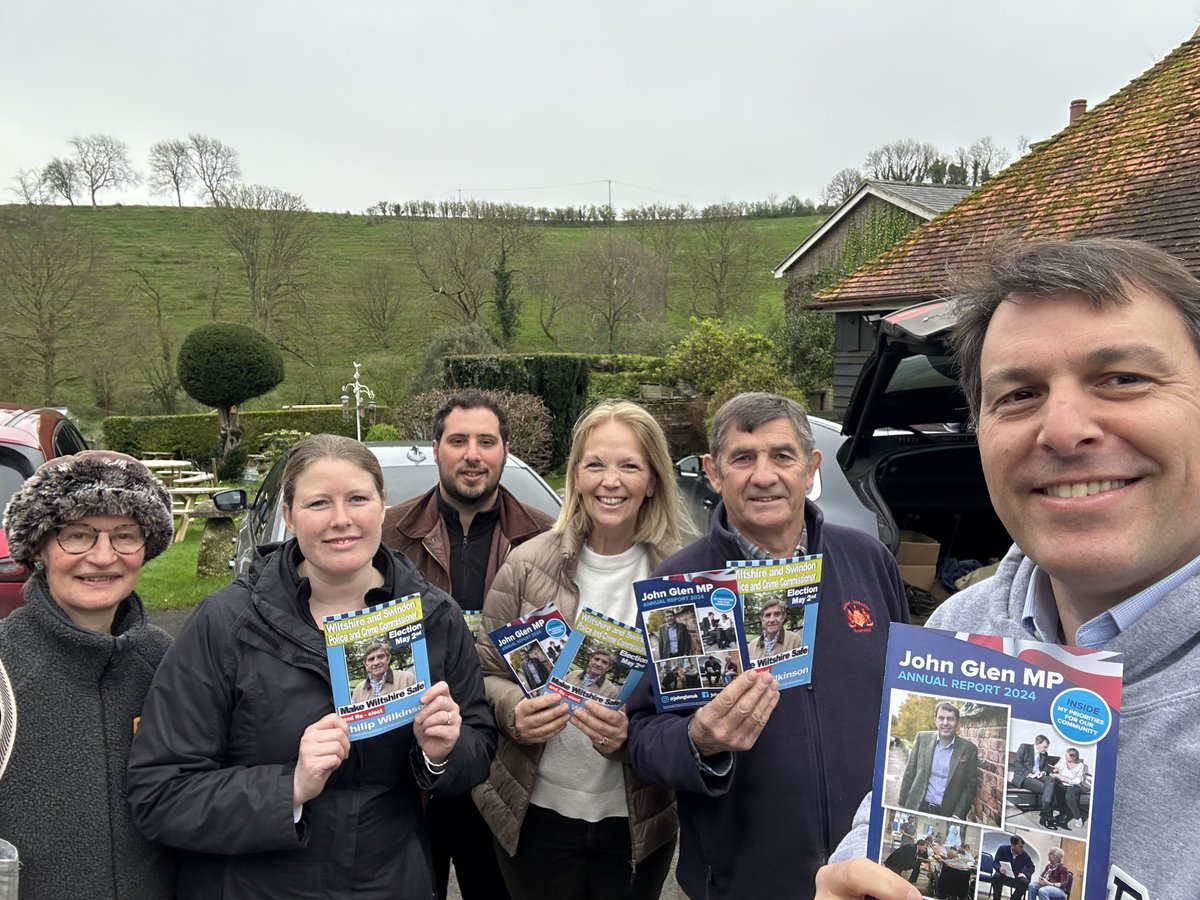 Great morning out the villages of Fovant and Chalke Valley - always good to hear feedback and meet new faces ⁦@NabilNajjar1⁩