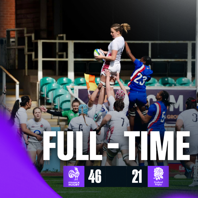 RedRosesRugby's tweet photo. A huge contest 🤝

Watch England's U18 Women’s Six Nations Rugby Festival clash with France here ⬇️