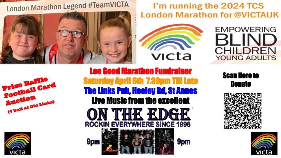 Raffle, auction and live music all in aid of <a href="/VICTAUK/">VICTA UK</a>