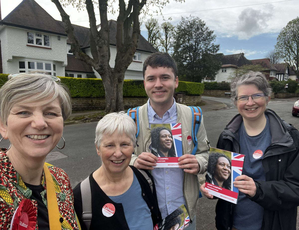 Great to join one of the @UKLabour teams out in #Bramcote today. So many lifelong Conservative voters are telling us “but not this time”. They have no time for their Tory MP or his wife, the Police & Crime Commissioner banned from driving after she was caught speeding 5 times