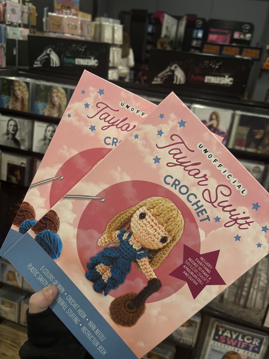 New Taylor Swift crochet kits now in store! come in and grab yours now! ✨ #taylorswift #newin