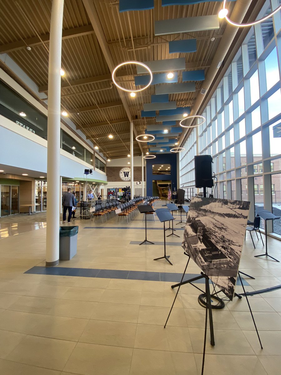 Woodbury Grand Opening Celebration is today at 9:30. Self-guided tours begin at 10:00. The public is invited to stop by and see the new learning spaces