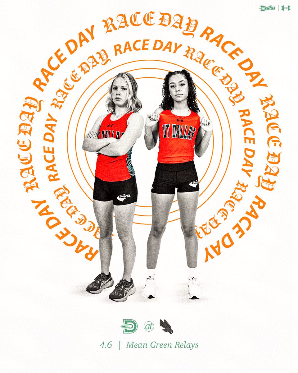 You know what day it is! 

The Comets are back in Denton for the Mean Green Invitational. First event starts at 9 AM ☄️ #Whoosh #MeetDay #RaceDay