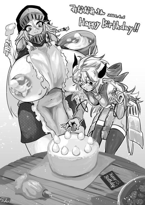 @nami_7_3773 お誕生日おめでとうございます!!!!!!👏🎂👏白黒で申し訳ない!!!!!!!🙇🙇🙇 